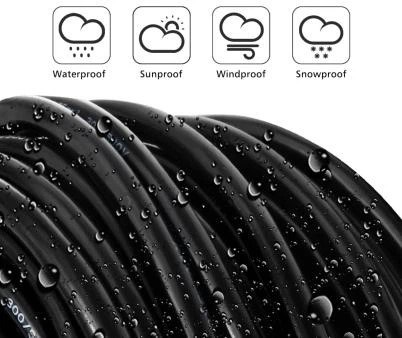 کابل افشان با پوشش ضدآب